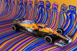 Een artistieke look voor de wagens van McLaren in Abu Dhabi