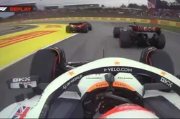 Drama voor Norris na contact met Hamilton in eerste ronde GP Spanje