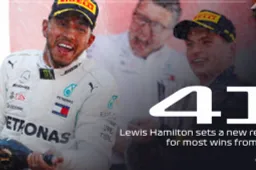 Hamilton Driver of the Day and breaks Schumacher record!