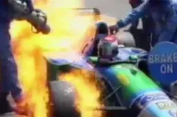 Video: Jos Verstappen in een vuurzee op Hockenheim ‘94