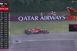 Leclerc zet zijn Ferrari in de muur en veroorzaakt rode vlag in Hongarije