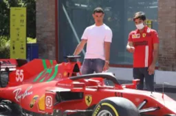 F1 Social Stint | Ferrari krijgt bezoek van een grote voetbalster