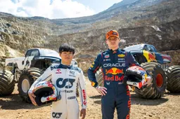 Tsunoda verslaat Verstappen in spectaculaire offroad race