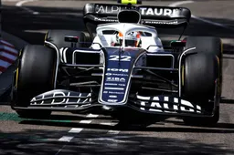 Tsunoda has something to explain to the stewards after two incidents in FP2