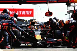 Dominant series of Red Bull in pit lane breached by Williams