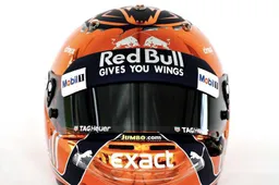 Met deze speciale helm gaat Max Verstappen vlammen op Spa!