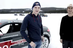 Video: Verstappen drift met Audi door de sneeuw
