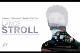 Helemaal terecht! Lance Stroll is driver of the day!