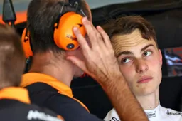 This was Piastri's first day at McLaren