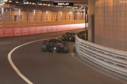 Bijná een megaklapper in tunnel Monaco in F2-kwalificatie