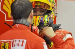 Valentino Rossi eind dit jaar weer achter het stuur van een Ferrari