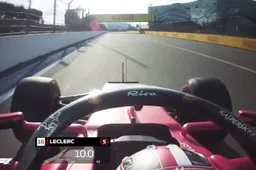 Bekijk hier de supersnelle pole ronde van Charles Leclerc