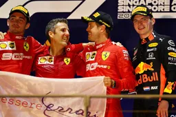 F1 WK-stand: Verstappen zakt plekje, in hevig gevecht verwikkeld met Ferrari's
