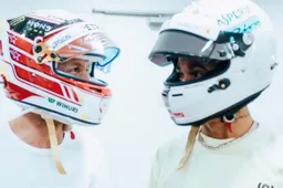 Hamilton legt uit waarom hij zijn helm wilde ruilen met Vettel