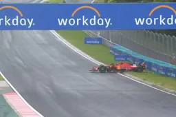 Tweede rode vlag in Hongarije een feit: Sainz spint en kust de muur