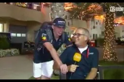 Video: Verstappen verstoort de opname van Olav Mol