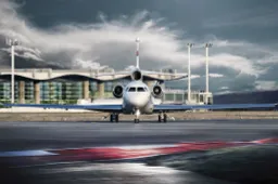 Verstappen's new private plane revealed: Here is the stunning Falcon 8X!