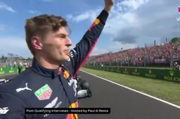 We gaan vier jaar terug: Verstappen grijpt in Hongarije eerste F1-pole ooit