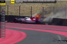 WATCH: Marcus Ericsson's huge CRASH and FIRE at the end of FP1