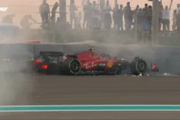 FP2 in Abu Dhabi back underway after Hulkenberg and Sainz both crash out