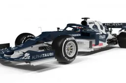 AlphaTauri shows the new nose of the AT02 for the first time