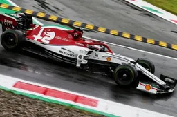 Watch: Kimi Raikkonen parks his Alfa in the gravel at Monza!