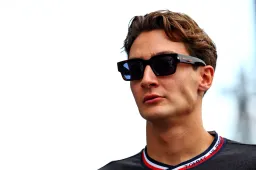 Russell frustrato dopo l'eliminazione in Q1 in Ungheria