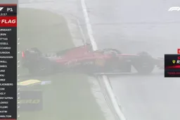 Second red flag in Hungary a fact: Sainz spins and kisses the wall