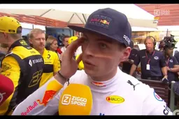 Verstappen reageert bij Ziggo na de kwalificatie GP Australië