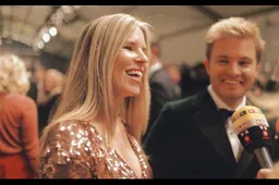 Video: Rosberg bezoekt met zijn vrouw de Bambi Awards