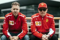 Vettel en Raikkonen arriveren op de Hungaroring met een rouwband
