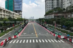 Red Bull racet door Ho Chi Minh Stad