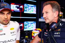 Horner ontkent bijbedoelingen Red Bull: ‘Dat heeft niks met Perez te maken’