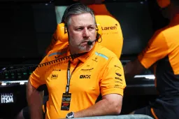 Lando Norris makes joke about Zak Brown's karting skills