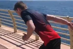 F1 Social Stint | Verstappen in full sprint along the water's edge