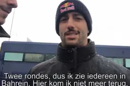 Ricciardo is helemaal klaar met het testen in Barcelona