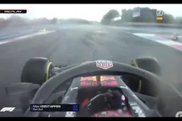 Max Verstappen glijdt alle kanten op tijdens VT3 Frankrijk