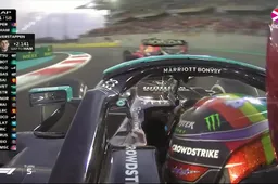 Cruciaal moment in GP Abu Dhabi 2021: Perez houdt snellere Hamilton af