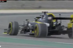 WATCH: Ricciardo's rear wing falls off!