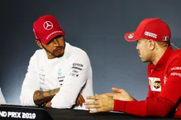 Sebastian Vettel over teamorders: "Wellicht kan je het aan Lewis vragen"