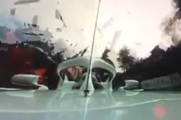 Nieuwe video laat zien dat Leclerc dankbaar mag zijn voor de halo