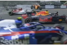 TOP-15 crashes is F1-seizoen van 2018