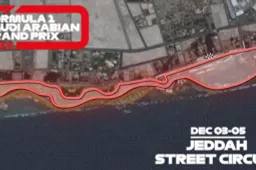 Formula 1 presents the layout of the longest street circuit in Saudi Arabia