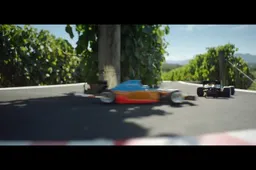 Video: Alonso en Vandoorne racen door de wijngaarden