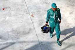 Alonso receives an Adrian Newey-designed Aston Martin