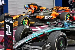 Russell y Piastri se acercan a la punta tras DNF de Norris y mala carrera de Verstappen