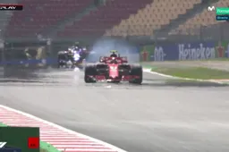 Technische problemen voor Raikkonen tijdens VT2 Spanje