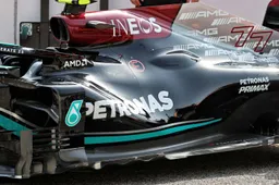 Impressive floor of Mercedes' W12 is only now becoming apparent