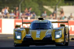 Patrese en Van Eerd in actie tijdens Historic Minardi Day