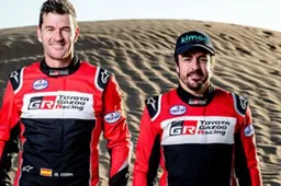 Podium voor Alonso ondanks moeilijke slotfase: ''Rotsen maken het niet makkelijk''